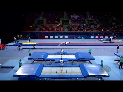 PAGE Bryony (GBR) W - 2022 Trampoline Worlds, Sofia (BUL) - Q Trampoline Exercise 1