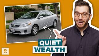 Chart or graphic illustrating millionaire car-buying habits: average age, top makes