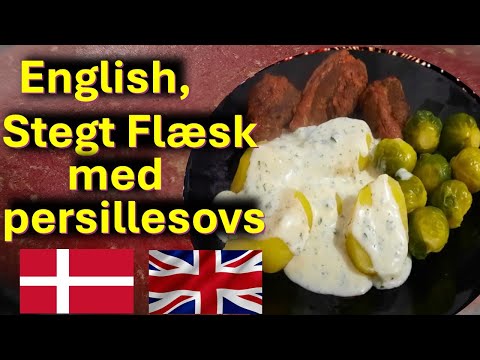 English Stegt flæsk med persillesovs (191) - Go Cook Air Fryer
