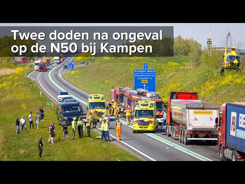 Automobiliste en kind overleden na ernstig ongeval N50 Kampen - ©StefanVerkerk.nl