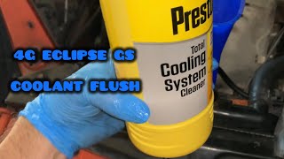 HOW TO FLUSH COOLANT ON A 4G ECLIPSE