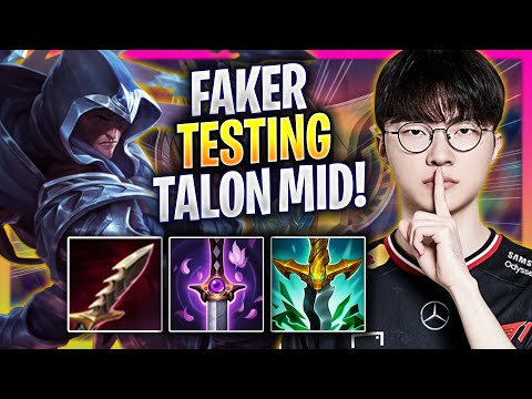 FAKER TESTING TALON MID IN KOREA SOLOQ! - T1 Faker Plays Talon MID vs Zoe! | Season 2025