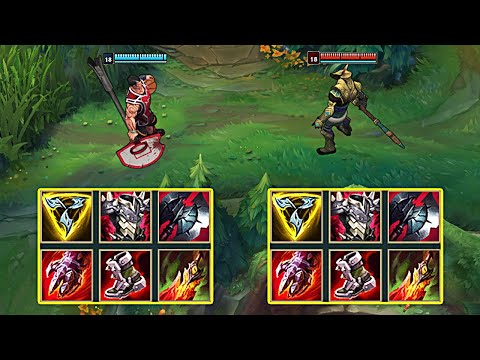 DARIUS vs NASUS FULL BUILD FIGHTS - League of Legends
