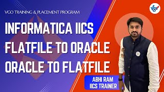Download the video "Informatica IICS || Flatfile to Oracle, Oracle to Flatfile #oracle #informatica"