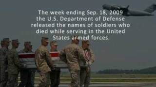 US Military Fallen  week ending Sep. 19, 2009