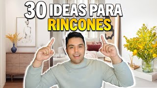 COMO DECORAR RINCONES Y ESQUINAS DIFICILES