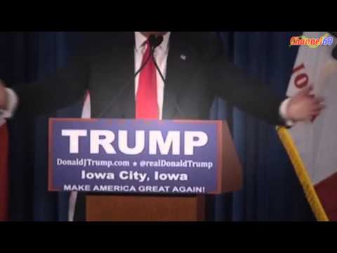 USA  'Heil Trumpler!' Protesters attack Trump, one with TOMATOES, in Iowa