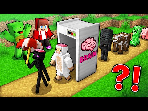 Mikey and JJ Made Brain Factory in Minecraft (Maizen)
