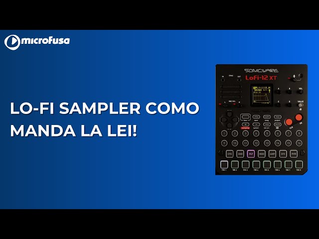 Vídeo relacionado con Sonicware LIVEN Lofi-12 [Lo-fi Groovebox & Sampler] Muestreo retro con modo sampler de 12 bits, secuenciador por pasos de 4 pistas, 10 voces, 12 efectos de pista + 9 efectos maestros