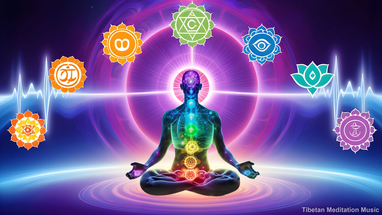 Balance 7 Chakras - Absorb The Divine Light Energy Of The Universe - Heals The Body, Mind & Spirit