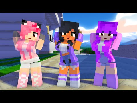 SUPER IDOL APHMAU FRIENDS KC AND ZOEY PRETTY GIRLS - MINECRAFT ANIMATION #shorts