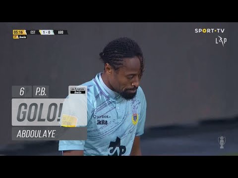 Goal | Golo Abdoulaye (AG): Estoril Praia (1)-0 FC Arouca (Liga 21/22 #18)
