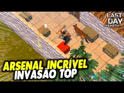 ARSENAL INCRÍVEL QUE ACHEI NESSA INVASÃO - Last Day On Earth