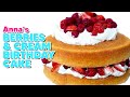 Berries And Cream Sponge Cake For A Sophisticated Birthday ANNA S OCCASIONS