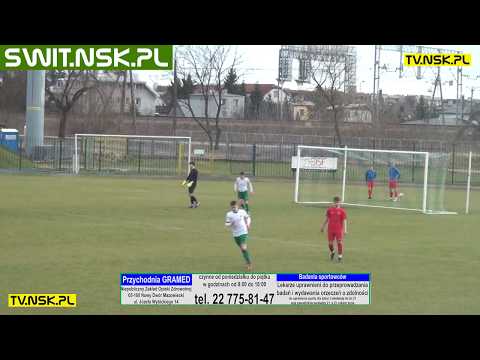tv.nsk.pl 2019-03-24 MKS Świt II Nowy Dwór Maz. - Escola Varsovia Warszawa 4:1 (1:0) Waśniowski 4:0