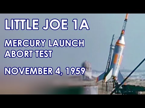 Little Joe 1A - Rocket Camera - Project Mercury - Launch Abort Test (1959/11/04) HD source