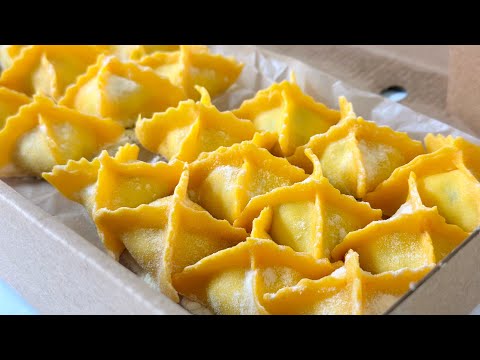 Tortelloni pasta with butter |Tortellini ai funghi | Tortellini con burro e salvia - #315