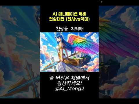 [AI 애니메이션 뮤비] 천상대전(천사vs악마) 예고편!