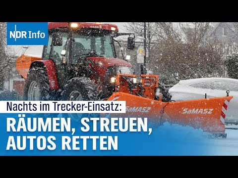 Landwirte im Winterdienst: Einsatzgebiet Supermärkte, Firmen und Parkplätze | NDR Info