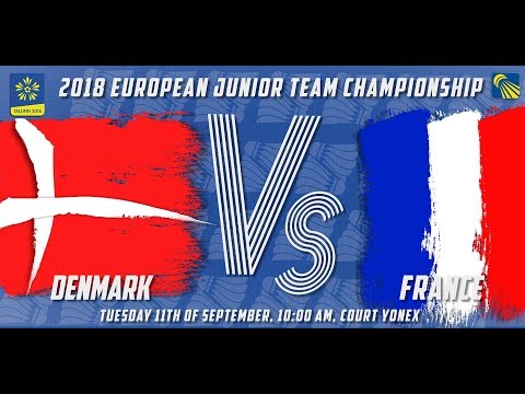 Denmark (Grønbjerg/Vestergaard) vs France (Lovang/Villeger) -Final - European Jnr. Team C’ships 2018