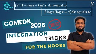 COMEDK 2025 : Master Integration with PYQs | Solve 60% Problems By This | Magnus' Tricks