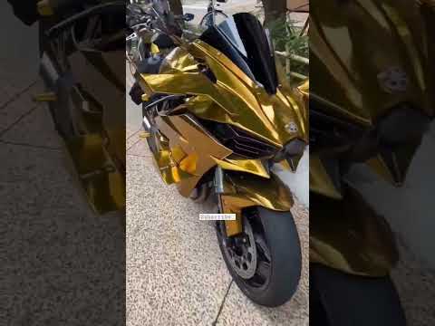 4 NINJA H2R ❤️  WITH DIFFERENT COLOURS💖#kawasaki #ninja #h2r #shorts