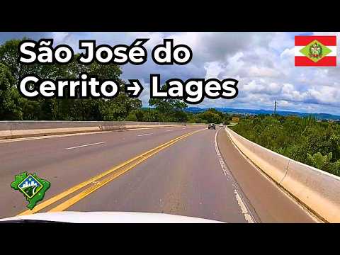 São José do Cerrito a Lages (SC) pela BR-282 | Viagem pelo Planalto Serrano
