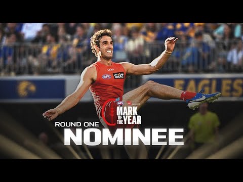King soars with classic hanger | Round One Mark of the Year nominee | AFL