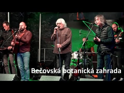 Robert Křesťan  a Druhá tráva v Bečovské botanické zahradě