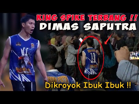 Gak Tega Liatnya !!! Dimas Saputra DIKROYOK IBUK IBUK di voli tarkam Final Mbah Soko Cup 4 2023