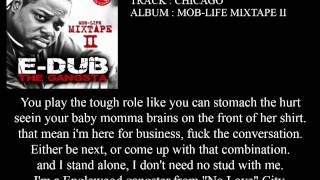 E-Dub The Gangsta - Chicago w/ Lyrics