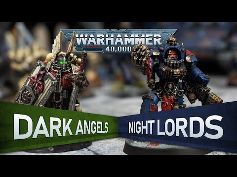 SCHATTEN VON VIGILUS - Warhammer 40.000 Dark Angels vs Night Lords / 750p [Battle Report Deutsch]