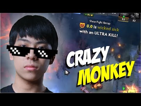 CRAZY MONKEY - Ana Monkey King 36 Kills 7.06 - Top Pro Player Dota 2