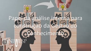 Aprendizagem e Gestão do Conhecimento - Papel da análise interna para construção da Gestão do...