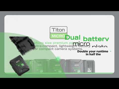 Batterie Anton Bauer Titon Base, Neuve Sous Blister, Pour Caméras Pro