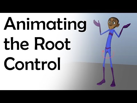 Animating the Root Control using Autodesk Maya