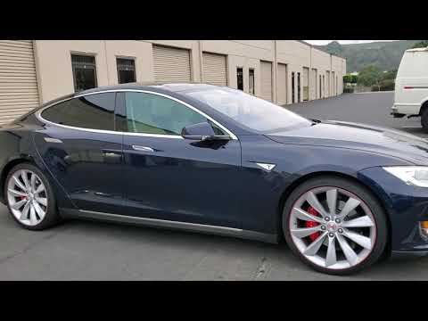 SELF DRIVING TESLA MODEL S    #ceramicpro#ceramicprosanrafael #Kavaca#kavacappf #kavacairwindowfilm