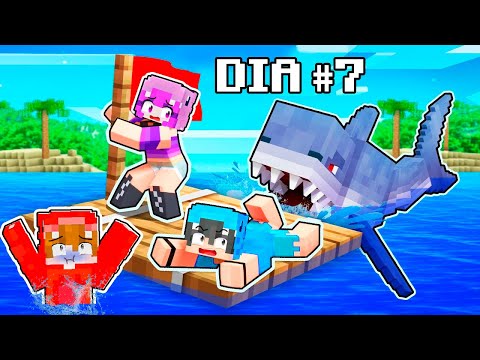 Sobreviviendo 7 Dias en El Mar en Minecraft
