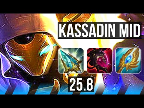 KASSADIN vs AKALI (MID) | 8/1/8, Dominating | EUW Diamond | 25.8