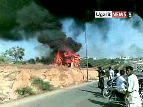 إطلاق قوات الأمن النار على مظاهرة في قمحانة في محافظة حماة