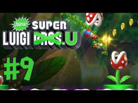 New Super Luigi U - 100% Co-op Walkthrough Part 9