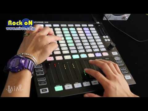 Native instruments MASCHINE JAM demonstration by Rock oN
