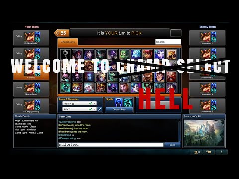 Welcome to Champ Select - League of Legends