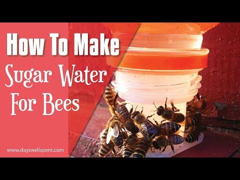 , title : 'How To Make Sugar Water To Feed Honey Bees'