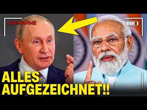 Putin rastet live im TV aus – und das ausgerechnet vor dem indischen Premier!