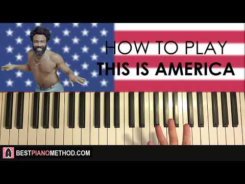 HOW TO PLAY - Childish Gambino - This is America (Piano Tutorial Lesson)