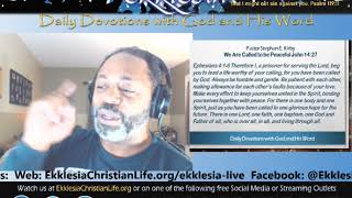 We Are Called to be Peaceful