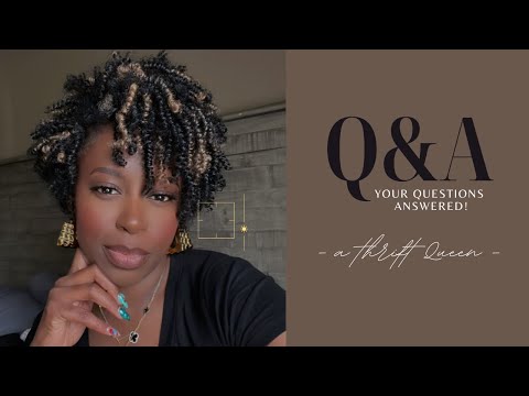 A Thrifter's Q&A | Answering your Questions | Get to know more about the woman behind the Thrifting