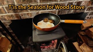 T'is The Season for WOOD STOVE | Silent ASMR