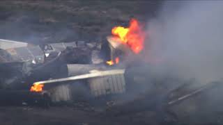Train derailment in northeast Arizona still causing closures and delays